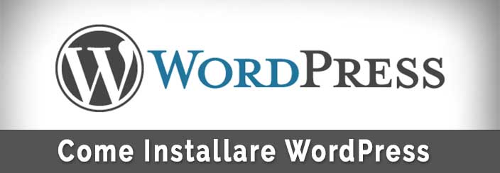 Come installare WordPress su Aruba-Installazione