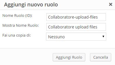 Ruoli WordPress-Aggiungi Nuovo Ruolo