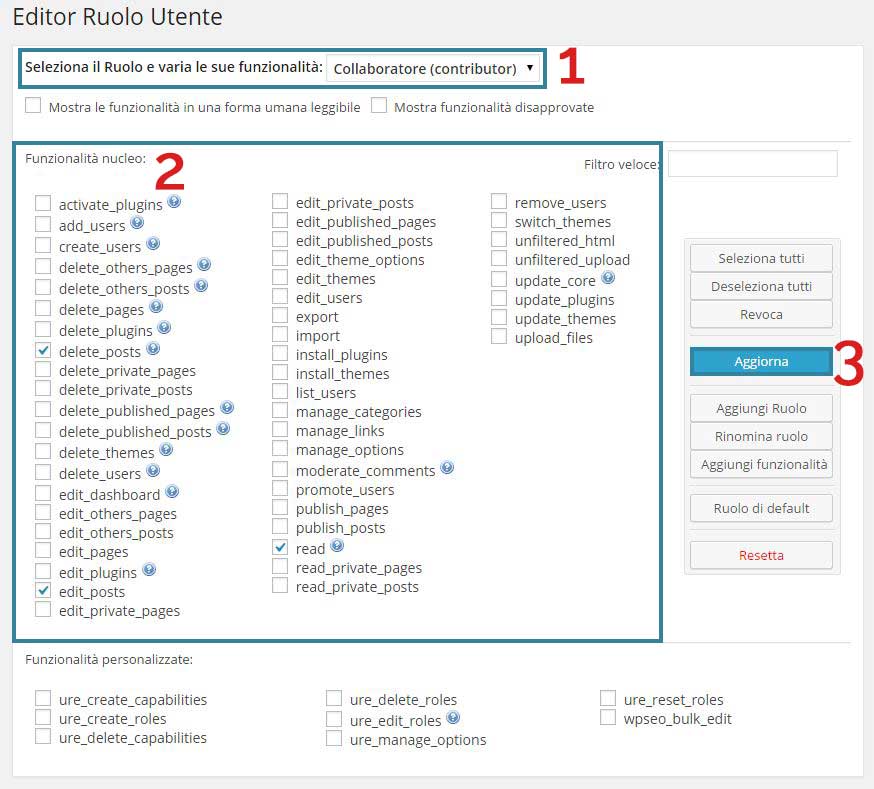 Ruoli-WordPress-Editor