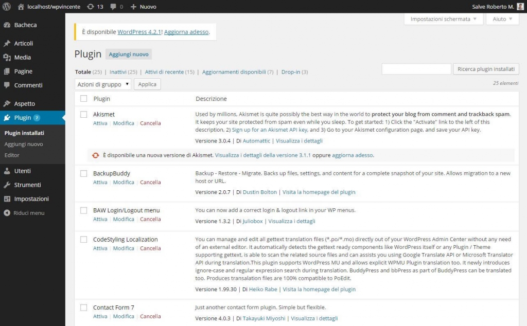 Come Usare WordPress-I plugin