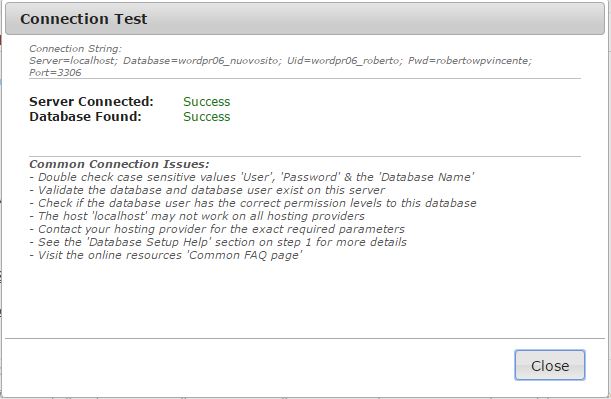 Connection Test
