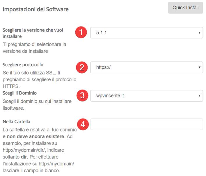 Come installare WordPress su SiteGround-Step5