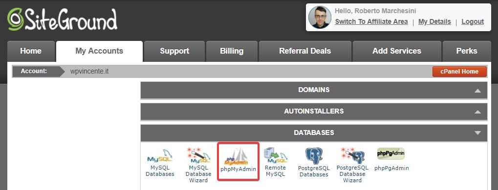 Come fare backup manuale WordPress-Step6