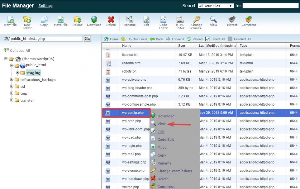 Come fare backup manuale WordPress-Step7