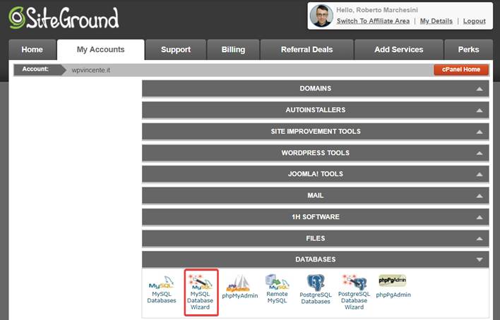 Come trasferire WordPress da locale a remoto-Step9