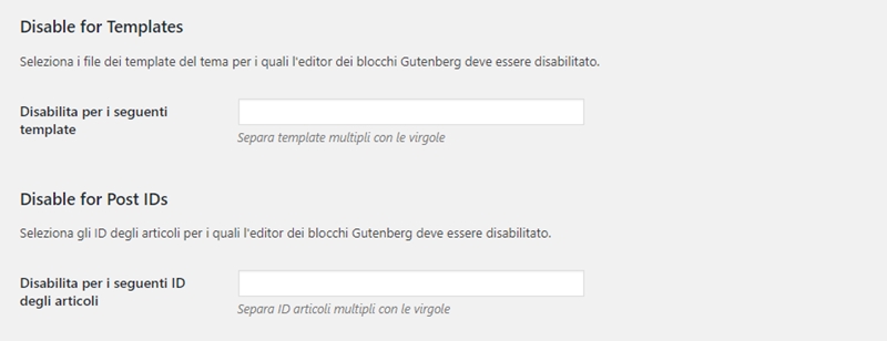 Come disabilitare Gutenberg WordPress-Step7