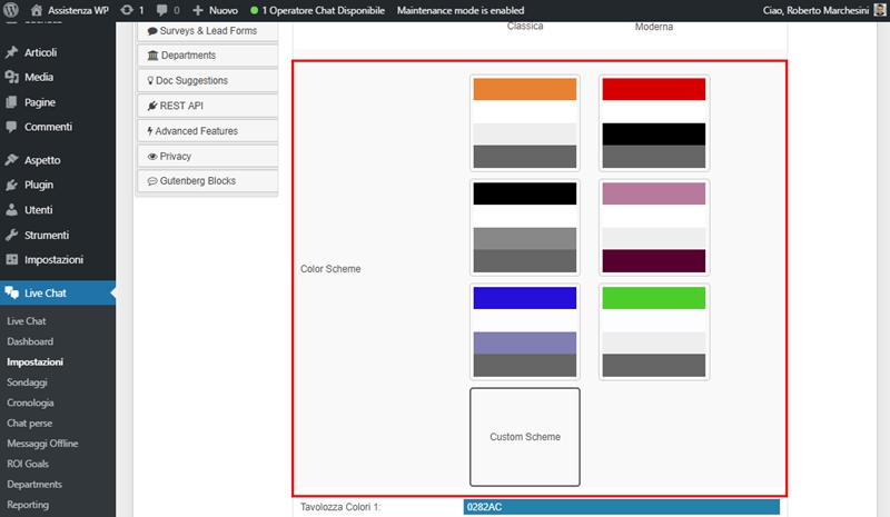 Come inserire live chat sito WordPress-Step3