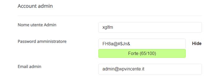 Come installare WordPress sottocartella-Step4
