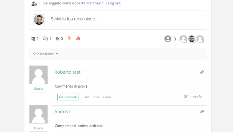 Come modificare modulo commenti WordPress-Step2