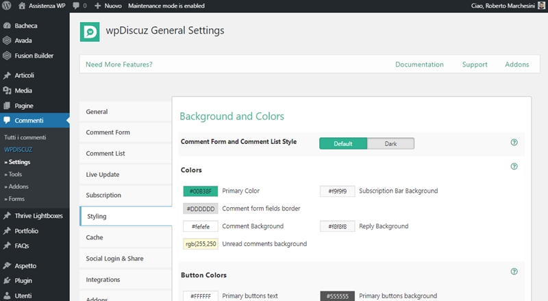 Come modificare modulo commenti WordPress-Step5