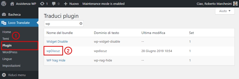 Come modificare modulo commenti WordPress-Step8