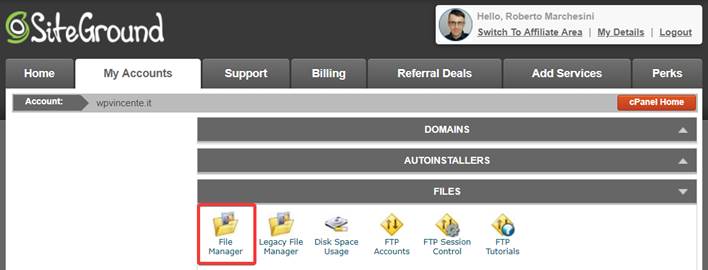 Come-ripristinare-backup-WordPress-manualmente-Step1