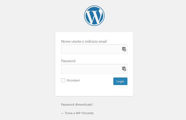 WordPress Facebook Login-come inserire-pulsante-Step1